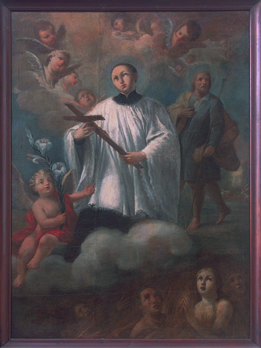 Chiesa di Mezzano: Quadro di Sant'Isidoro agricoltore