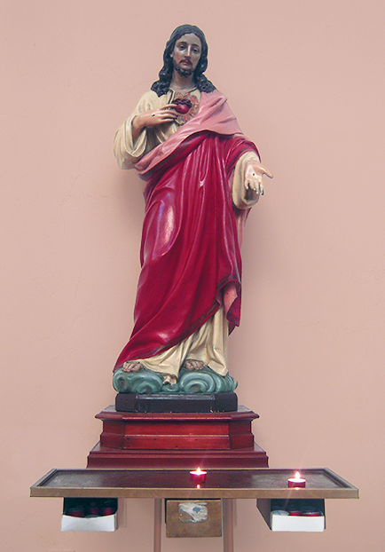 Chiesa di Mezzano: Statua del Sacro Cuore di Ges