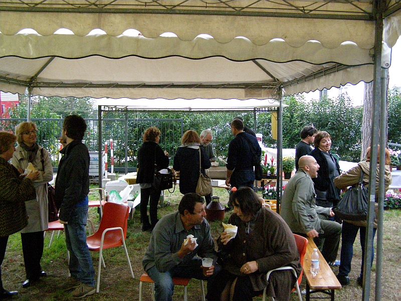 Mezzano Sagra di San Cristoforo: Stand dei Sabadoni